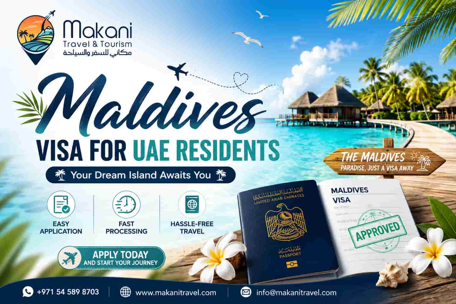 maldives visa for UAE residents