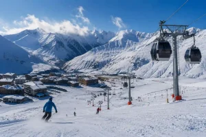 متى يتساقط الثلج في جورجيا التزلج أو التزلج على الجليد في غوداوري
