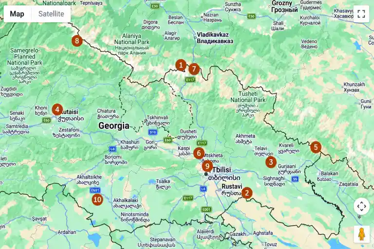 Georgia Map & Highlights Georgia map